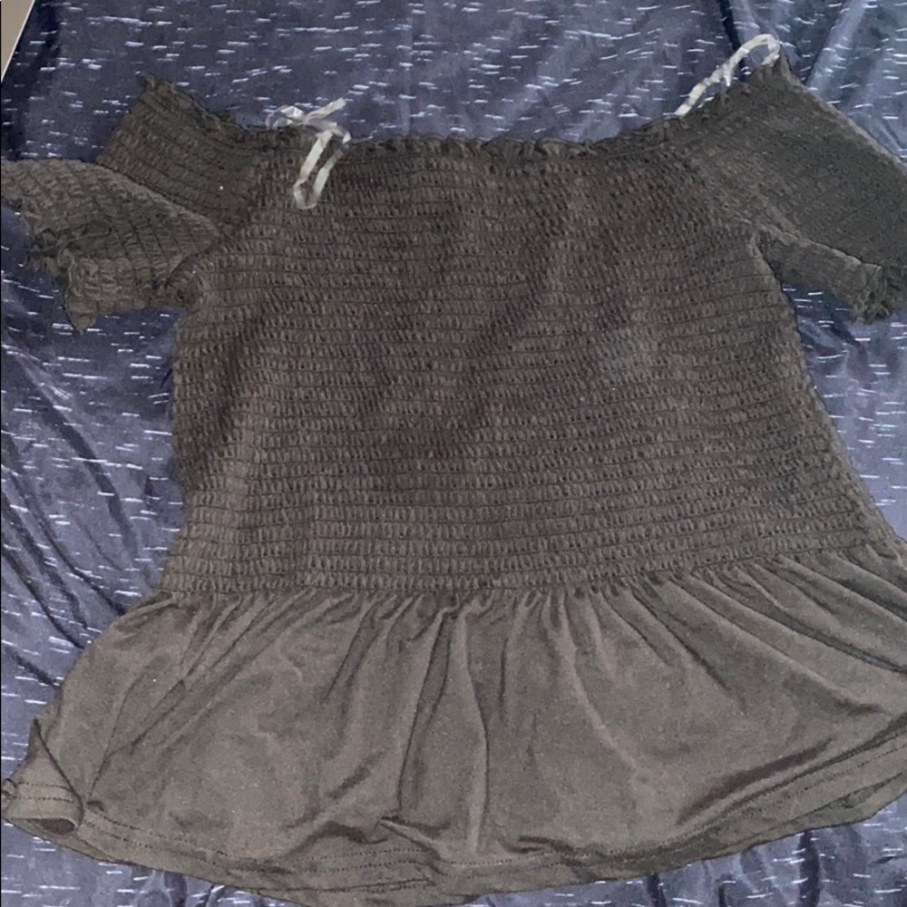 Body con black off shoulder top